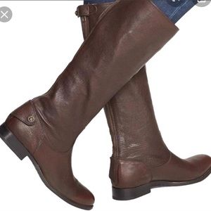 Frye Melissa Back zip Button